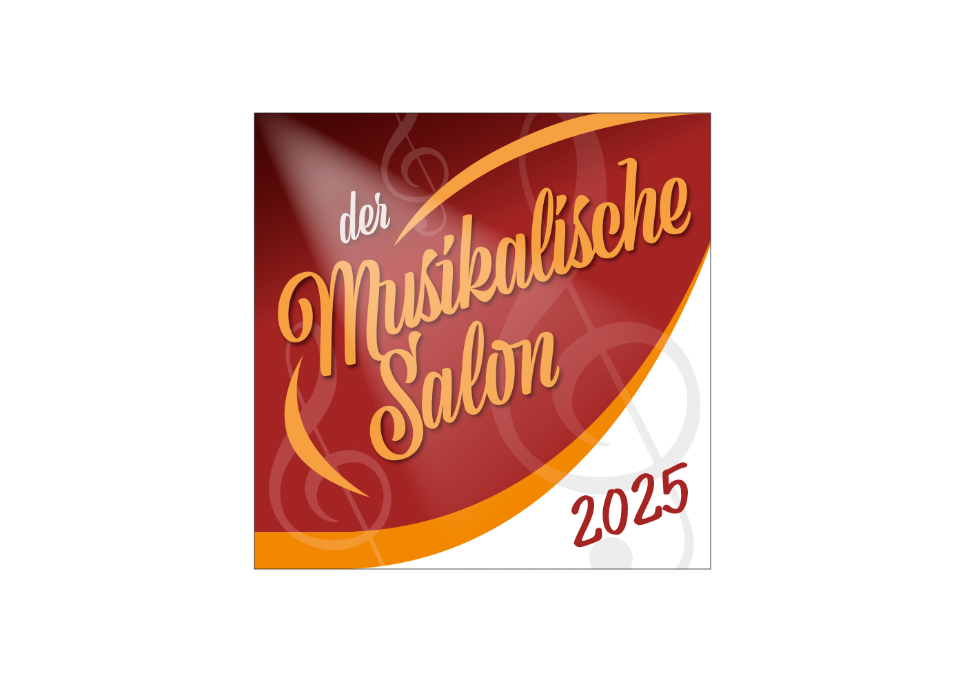 Schriftzug Musikalischer Salon